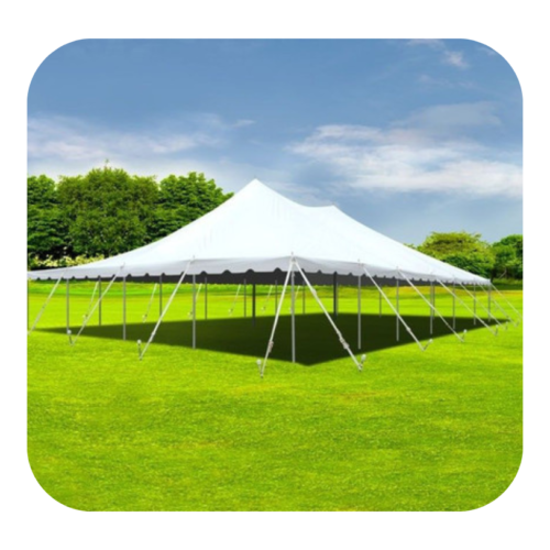 7m x 12m Peg and Pole Tent