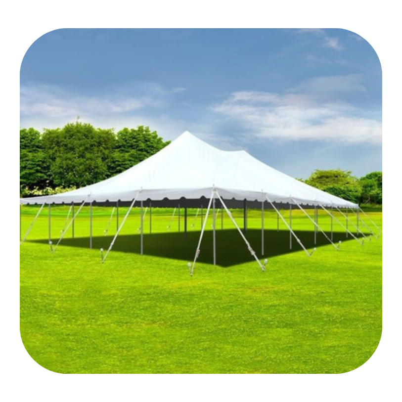 7m x 12m Peg and Pole Tent
